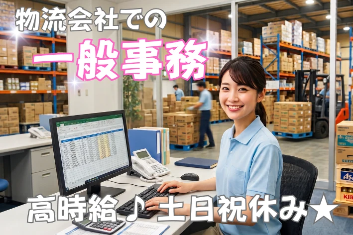 物流会社での一般事務／536705